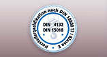 TÜV Rheinland - Bescheinigung für Indukran GmbH über die Herstellerqualifikation zum Schweißen von Stahlbauten Nach DIN 18800-9 2008-11 Klasse E